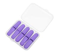 IWOWHERO 10 Piezas Tapones Oídos con Supresión de Ruido de Espuma Viscoelástica Morados, 10 Unidades con Estuche Compacto para Dormir, Estudiar, Trabajar y Conciertos