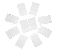 IWOWHERO 10 Unidades Almohadillas para Muebles Niveladores Transparentes de Gel, Cuñas Apilables Grandes para Suelos Irregulares, Protectores Antideslizantes para Patas de Mesa, Armario y