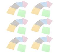 IWOWHERO 100 Piezas Paño de Microfibra para Limpieza de Gafas Unidades Reutilizables Limpiador para Lentes Pantallas LCD Cámaras y Dispositivos Delicados