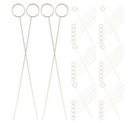 IWOWHERO 100 Piezas Unidades Clips Sujetatarjetas de Alambre para Flores Soporte Metálico para Tarjetas de Mesa Boda Decoración Floral para Centros de Mesa Elegantemente Estable