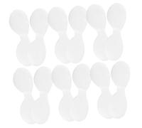 IWOWHERO 100hojas Papeles Desechables Ojos Unidades De Mascarilla Hidratante Para Ojos Secos Tejido No Tejido y Malla Transpirable Para Cuidado Delicada