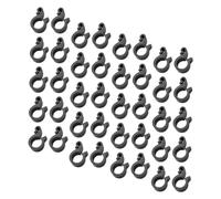 IWOWHERO 100Piezas Abrazaderas de Manguera de Riego de Plástico Clips Fijación para Tubos de Irrigación Abrazaderas Resistentes para Invernaderos Instalación y Durabilidad