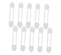 IWOWHERO 10piezas Cerraduras Prueba De Bebés Unidades Cerradura De Seguridad Para Puertas Bisagras Cinta Adhesiva Sin