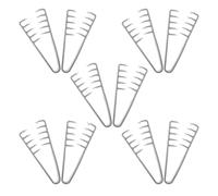 IWOWHERO 10piezas Peine de Textura Esponjosa Dientes Anchos Peine para Volumen del Cabello para Peinar el Cabello y Agregar Elevación Raíces Útil para Hombres y Mujeres