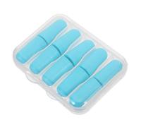 IWOWHERO 10piezas Tapones los Oídos para Dormir con Bloqueo de Ruido de Espuma Viscoelástica Color Azul Claro para Estudio Viajes y Conciertos