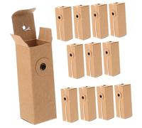 IWOWHERO 12piezas Cajas De Embalaje Para Cosméticos Perfumes y Pintalabios Cajas De Papel Para Regalos Embalaje De Lápiz Labial Granel