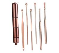 IWOWHERO 12piezas Limpiadores De Cera De Oído Con Diseño Espiral y Caja De Almacenamiento Herramientas De Limpieza De Oídos Para Adultos Para Cuidado Familiar