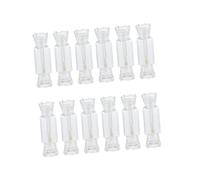 IWOWHERO 12piezas Tubos Brillo Labios Transparentes Para Diy Maquillaje Con Capacidad Portátil Para Viaje y Recarga Fácil