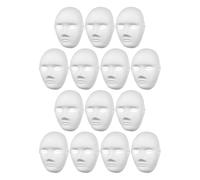 IWOWHERO 14 máscaras de mascarada para pintar - Máscara completa en para proyectos artísticos de bricolaje, teatro, fiestas, arte en el aula, cosplay