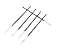 IWOWHERO 15 Piezas Pinceles de Silicona para Arte de Uñas Herramienta Flexible de Pintura y Esculpido Profesional para Manicura Pinceles de Línea para Diseños Detallados Salones y Uso
