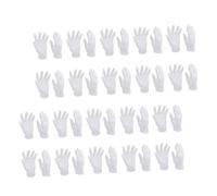 IWOWHERO 16 pares Guantes de Algodón Elásticos para Joyería y Cuidado de Manos Lavables para Trabajo Inspección y Uso Diario Cómodos y Transpirables