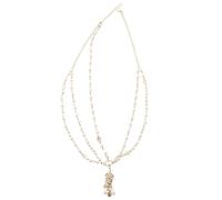 IWOWHERO 1pieza Cadena De Cabeza Vintage Para Mujer Perlas Tocado Bohemio Para Bodas y Festivales Accesorios De Cabello Elegantes y Delicados