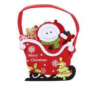 IWOWHERO 1pieza Cesta Decorativa Navideña para Dulces Contenedor de Golosinas con Diseño de Muñeco para Almacenamiento y Decoración Festiva Hogar y Tienda