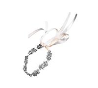 IWOWHERO 1pieza Coro De Novia Ajustable De Raso y Rhinestones Para Bodas y Fiestas Diadema Brillante Para Celebraciones Especiales