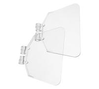 IWOWHERO 2 Piezas Accesorios Amoladora Protector Ocular de Plástico Resistente al Calor Desgaste para Uso en Esmeriladora de Banco Hogar