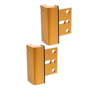 IWOWHERO 2 Piezas Cerrojo de Seguridad para Puertas de Apartamento y Hotel en Aleación de Aluminio Dorado Diseño Reforzado y Protección Infantil Bebés