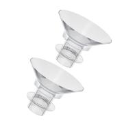IWOWHERO 2 piezas Convertidor de para Sacaleches Insertos de Silicona Lavables Resistentes para Embudo Sacaleches Accesorios Compatibles para Extractor de Leche Repuestos Duraderos y