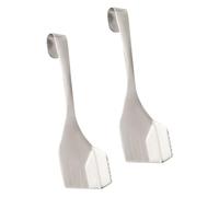IWOWHERO 2 Piezas Cortador de y Queso Inoxidable Diseño Ergonómico Antióxido Fácil Manejo para Blanda y Queso Utensilio de Cocina Práctico