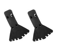 IWOWHERO 2 piezas Cubierta para Pies de Escalera Antideslizante Protectores de Goma Duraderos Accesorios para Escalera Extensible Protección para Suelos y Estabilidad Mejorada