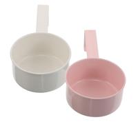 IWOWHERO 2 Piezas Cucharas Medidoras para Detergente Ergonómicas con Gancho para Colgar Cucharas Pequeñas para Polvo y Líquido Dosificación Precisa para Lavandería y Almacenamiento