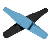 IWOWHERO 2 piezas Estuche de Silicona para Maquinillas de Afeitar Funda Protectora Ligera y para Viaje de Azul y Negro Almacenamiento Seguro para Afeitadoras Manuales