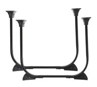 IWOWHERO 2 Piezas Patas Plegables para Mesa Metal Resistente Diseño Abatible para Sofá Mesa Auxiliar Mueble TV Paquete Fácil Instalación y Ahorro Espacio