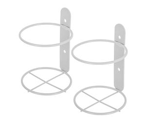 IWOWHERO 2 Piezas Soporte de Vino Rojo Montado Pared Organizador Vertical para Botellas Estantería Metálica para Cocina Bar y Comedor