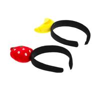 IWOWHERO 2 Piezas Unidades Diademas de Frutas con Diseño de y Plátano Accesorios Cómodos y Ligeros para Fiesta Cosplay Streaming y Fotografía