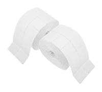 IWOWHERO 2 Rollos de Quitaesmalte de Uñas con Rollo de Pelusa 1000 Hojas Almohadillas Desmaquillantes Suaves para Viajes en Casa