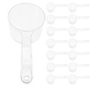 IWOWHERO 20 Piezas Medidoras Graduadas de Transparente Ergonómicas y Ligeras para Polvo Líquidos y Mascarillas Faciales con Mango Precisión Mezcla de Cuidado Facial y Cocina