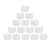 IWOWHERO 20 Piezas Protectores de Patas de Silla de Silicona Unidades Fundas Blancas Antideslizantes para Patas de Mesa y Sillas Cubiertas Suaves para Muebles Silenciosas y Resistentes Uso