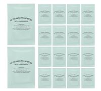 IWOWHERO 20 piezas Toallitas de Aceite para Limpiar Cera Post Depilación Unidades Suavizantes y Hidratantes para Piel Elimina Restos de Cera Fórmula Nutritiva y Refrescante