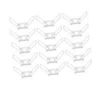 IWOWHERO 20piezas Accesorios Para Lámparas De Techo y Mesa Clips De Resorte Para Pantallas Diseño Profesional y Doble Horquilla Compatible Pantallas Para Uso Hogar y Talleres