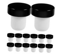 IWOWHERO 24 Piezas Tapones Reutilizables de Aluminio y Caucho Tapón Hermético para Botellas Cerveza y Bebidas Caseras Sellado Seguro y Práctico Compacto Fácil Uso