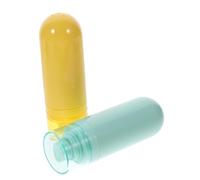 IWOWHERO 2piezas Botellas De Viaje Rellenables Unidades Para Artículos De Tocador Champú Emulsiones Viaje Ligero Compacto