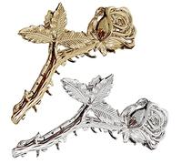 IWOWHERO 2piezas De Pelo Forma De Clips Para Mujeres y Accesorios Elegantes De Flores Para Sujetar El Cabello Verano