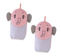 IWOWHERO 2piezas Guantes Exfoliantes Para Baño y Prácticos Doble Cara Para Limpieza Profunda y Cuidado Para y Baños Infantiles