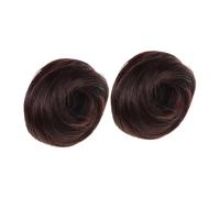 IWOWHERO 2piezas Moños Extensiones de Moño Cuerdas para Extensiones de Recogido Aro para Pelucas Molde para Hacer Tipo Donut Sujetador para Recogido para Coletero de Cabello