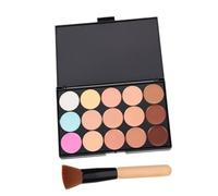 IWOWHERO 2piezas Paleta De Correctores Multifunción Para Mujer Brochas De Maquillaje Para Sombras y Polvos Decorativos Correctora Para Moretones Prueba De Agua Para Maquillaje Diario