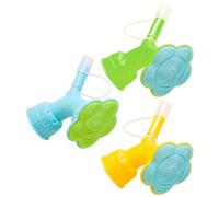 IWOWHERO 3 Cabezales Rociadores de Plástico para Botella, Adaptador para Regadera de Bonsái, Diseño para Riego de Jardín y Flores, Colores Verde Azul Amarillo, Uso en Botellas de Agua