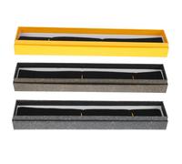 IWOWHERO 3 Cajas de Almacenamiento Prácticas para Pinceles y Abanicos de Papel Estilo Retro Único y Diseño Delicado para Organización y Decoración