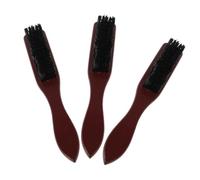 IWOWHERO 3 Piezas Cepillo De Barba Cepillo De Peluqueria Brocha De Afeitar Para Barba Cepillo Para Barba Cepillo Para Vello Facial Peine Para Barba De Viaje Peine De Bigote Nailon