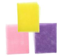 IWOWHERO 3 piezas Esponjas Africanas Exfoliantes Redes de Baño para Piel Suave Masaje Corporal Lavado Espalda para Mujeres y Hombres Toallas de Ducha Eficaces