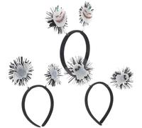 IWOWHERO 3 Piezas Halloween Party Headbands Glow In The Dark Bat And Ghost Hairbands For And Adults Lightweight Cosplay Accessories