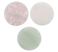IWOWHERO 3 piezas Paleta de Piedra de Jade para Pegamento de Pestañas de Soporte Estable y Preciso para Extensiones de Pestañas Herramienta Profesional para Aplicación Cómoda y Elegante