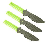 IWOWHERO 3 Piezas Peine para Hombre Peine de Dientes Anchos para Barba y Bigote Compacto y Portátil para Peinar y Moldear para Viajes y Uso Diario