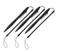 IWOWHERO 3 Piezas Stylus Pen para Pantalla Resistiva con Cuerda Antipérdida Compatible con Tablets y Smartphones para Dibujar y Escribir Negro