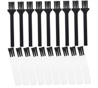 IWOWHERO 30 piezas Cepillo Mini Plástico Multifuncional para Limpieza de Polvo Grietas Cepillo para Teclado y Dispositivos Electrónicos Compacto para Uso Diario