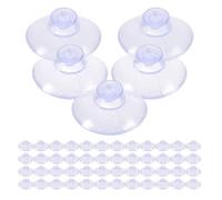 IWOWHERO 300 Piezas Unidades Ventosas para Vidrio Ventosas Antideslizantes Transparentes Pads para Ventanas y Mesas Soporte Seguro para Decoración y Accesorios
