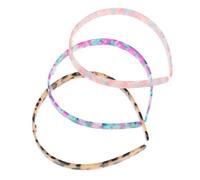 IWOWHERO 3piezas Aros De Pelo Ácido Acético Tocado Creativo Para Mujer Para Eventos y Diario